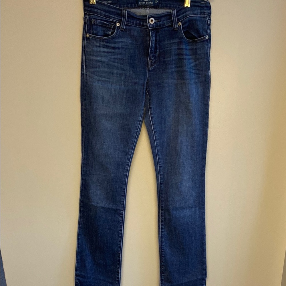 Lucky Brand “Brooke Boot” Blue Straight Leg Jeans Classic Style (26x31)
